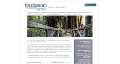 Desktop Screenshot of freshpondcapital.com